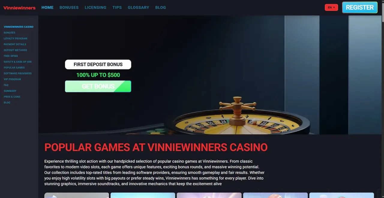 Vinniewinners Casino Casino